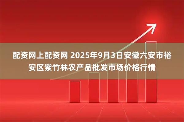 配资网上配资网 2025年9月3日安徽六安市裕安区紫竹林农产品批发市场价格行情