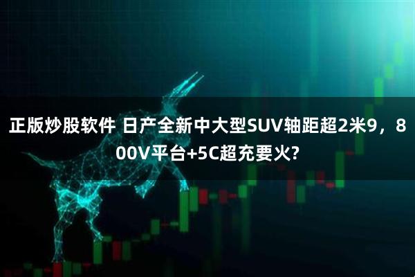 正版炒股软件 日产全新中大型SUV轴距超2米9，800V平台+5C超充要火?